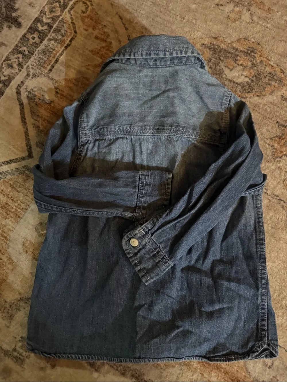 OshKosh B'gosh Denim Blue Button-Up Shirt